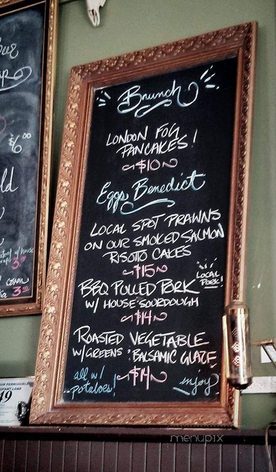 The Coffee Vault - Nanaimo, BC menu_pic