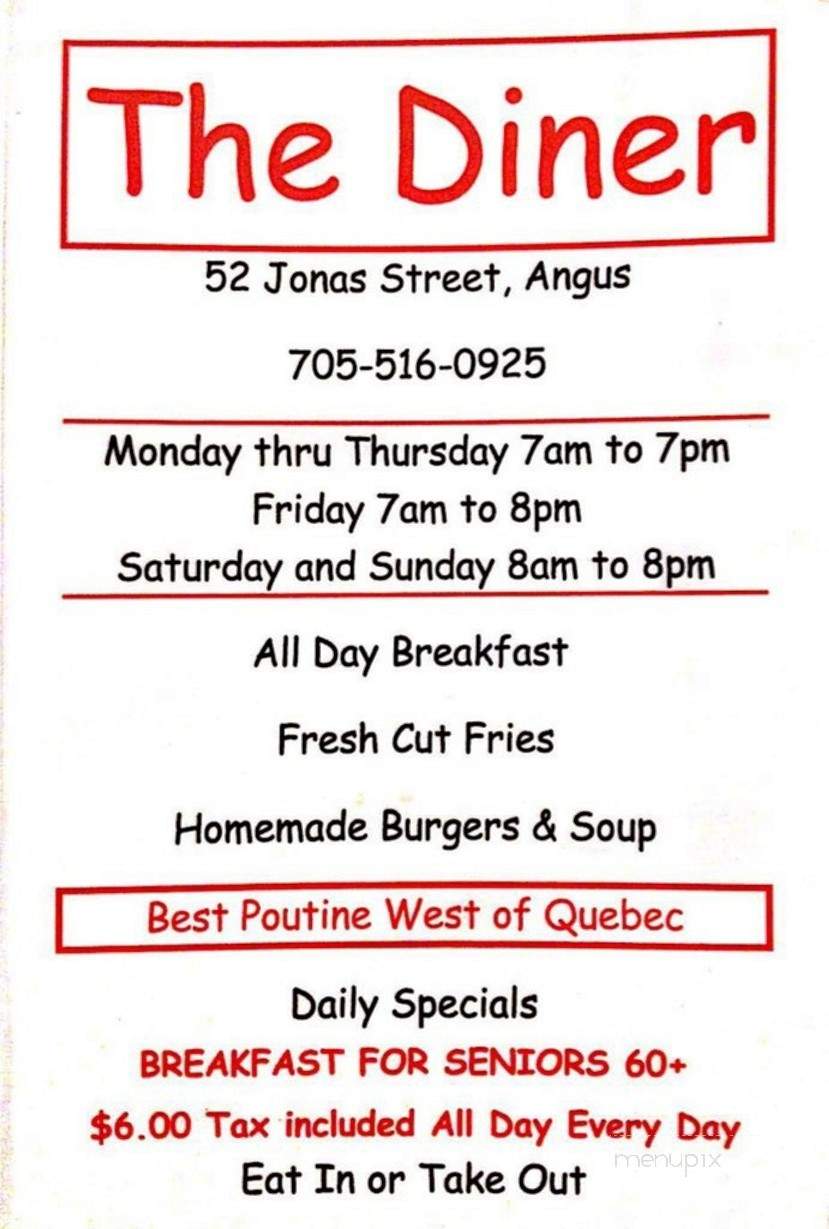 /8010631/The-Diner-Angus-ON - Angus, ON