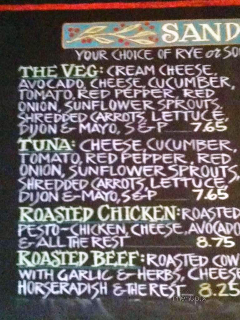 The Java Shack - Campbell River, BC menu_pic