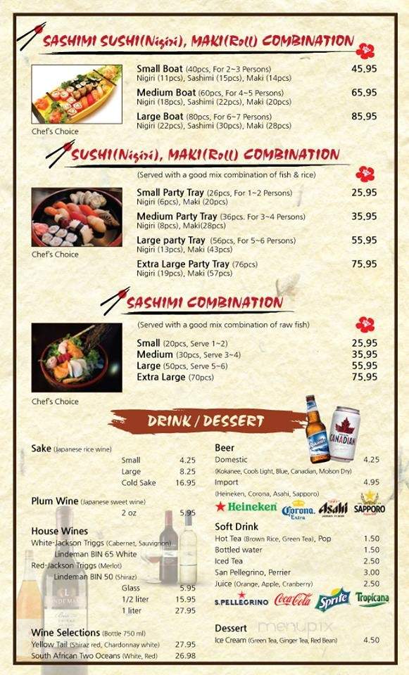 Umai Sushi & Grill - Squamish, BC menu_pic