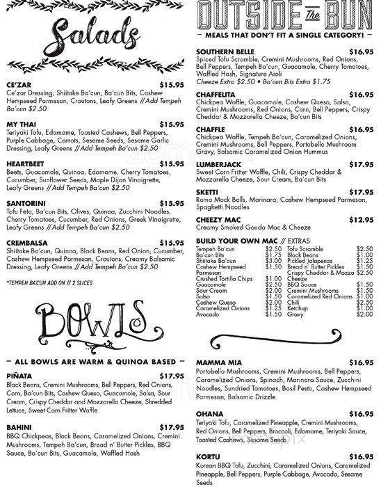 Vegebitez - Oakville, ON menu_pic