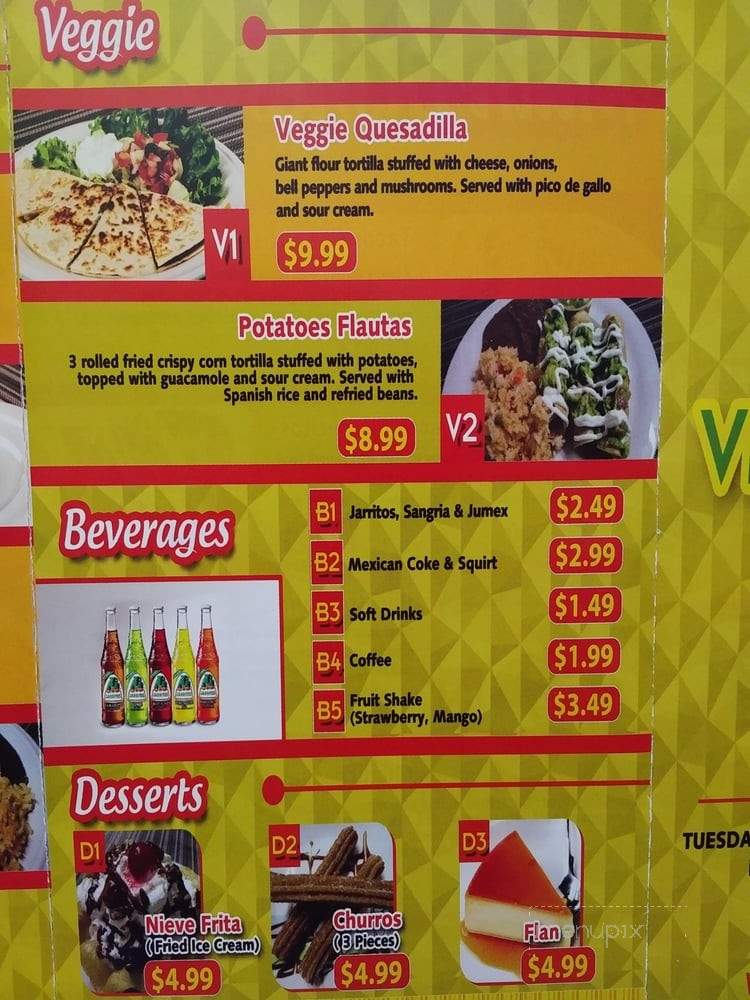 ViMex Corner - Hamilton, ON menu_pic