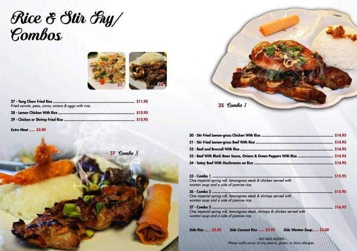 VN Finest Vietnamese Restaurant - Stony Plain, AB menu_pic