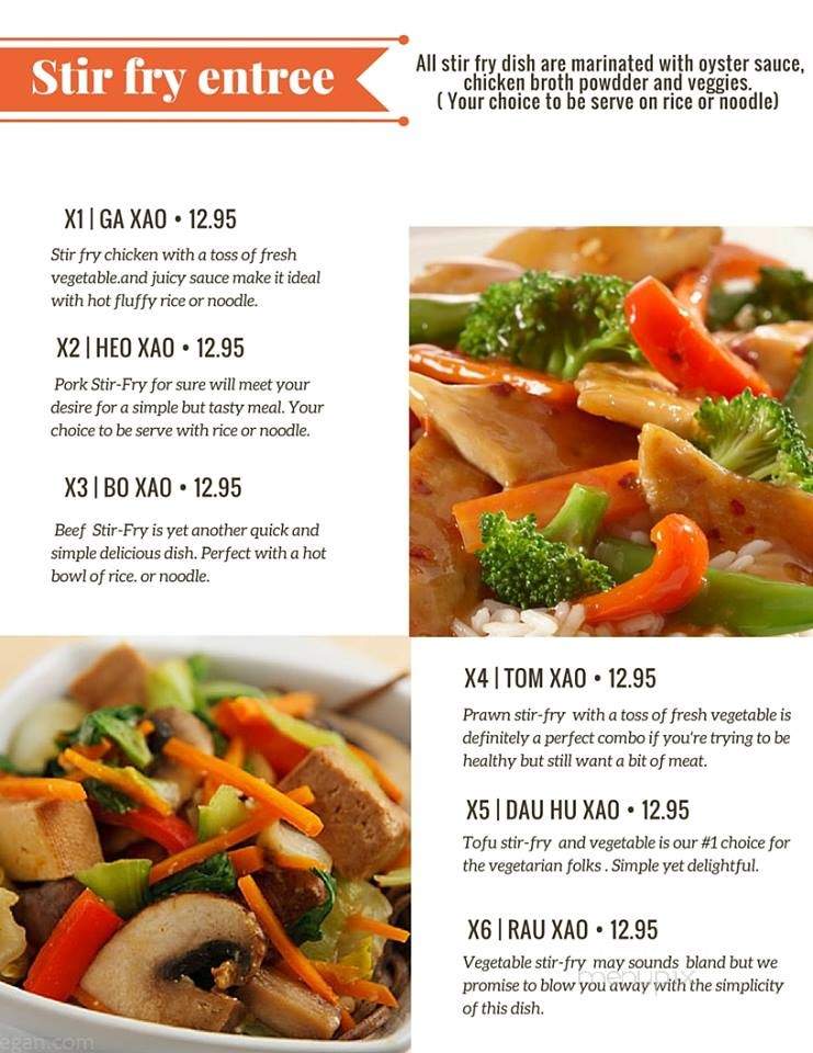 Vy's Pho - Fort Langley, BC menu_pic