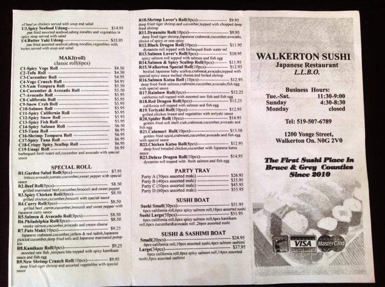 /8068733/Walkerton-Sushi-Walkerton-ON - Walkerton, ON