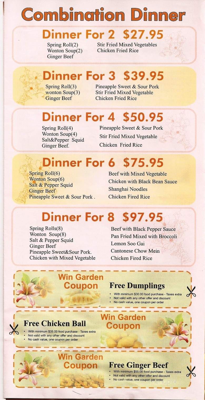 Win Garden - Airdrie, AB menu_pic