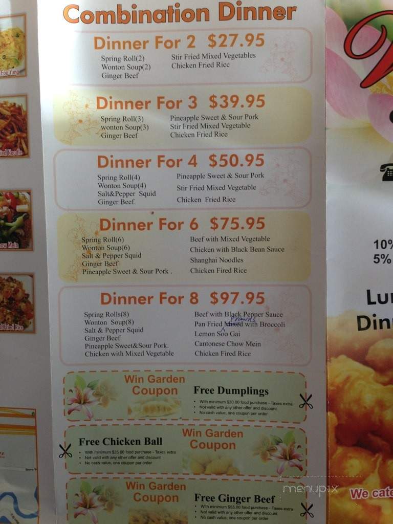 Win Garden - Airdrie, AB menu_pic