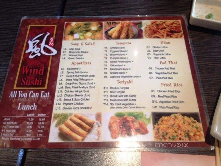 Wind Sushi - Georgina, ON menu_pic