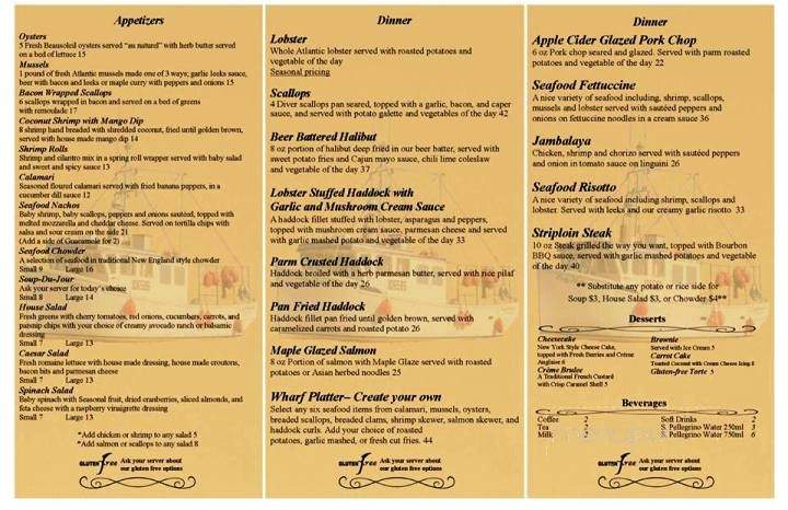 Wolastoq Wharf - Fredericton, NB menu_pic