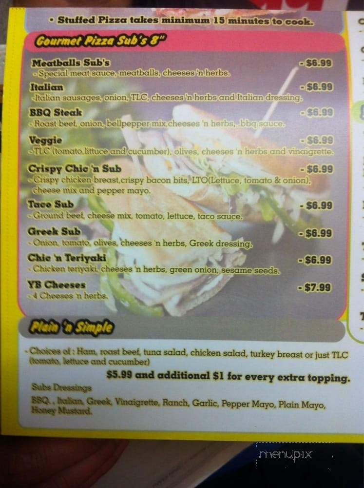 Yellow Box - Calgary, AB menu_pic