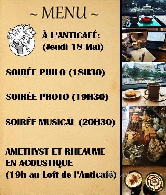 AntiCafe - Montreal, QC menu_pic