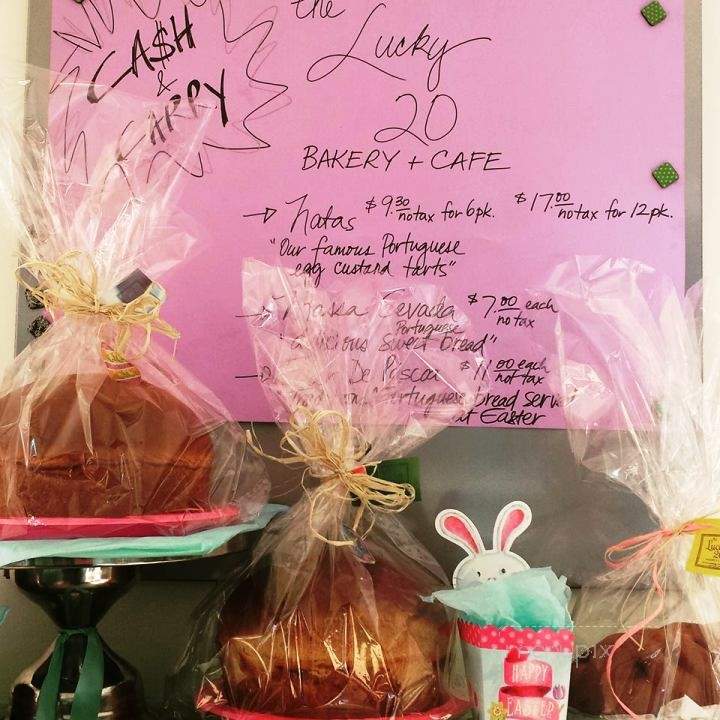 The Lucky 20 Bakery + Cafe - Markham, ON menu_pic