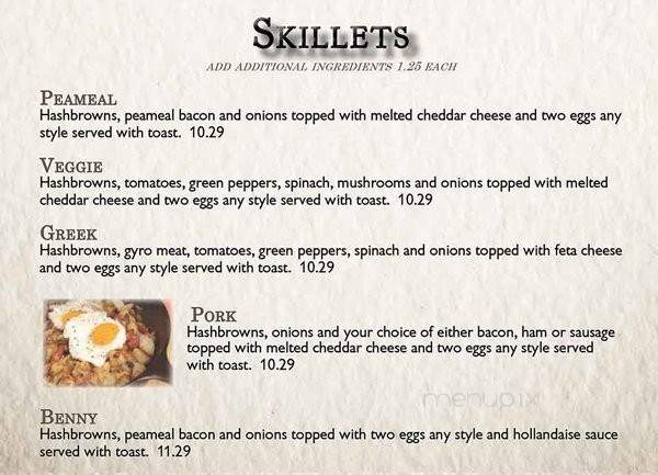 The Oak Grill - London, ON menu_pic