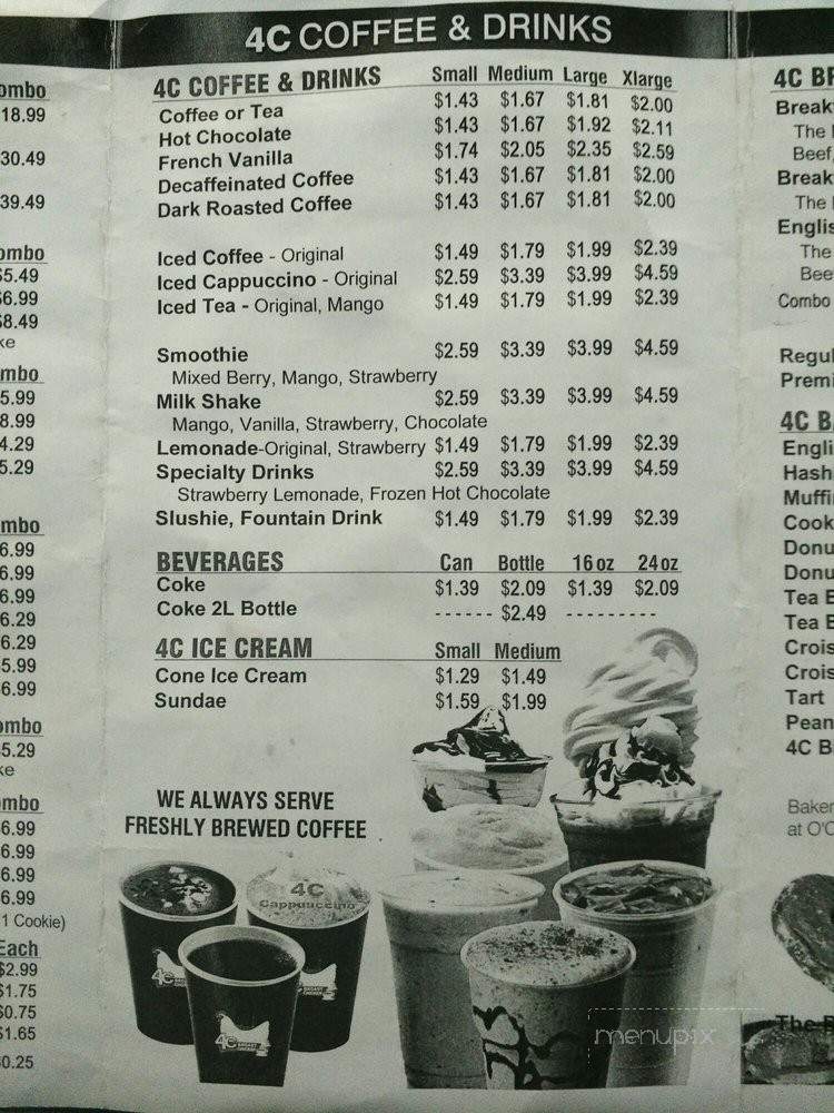 4C Broast Chicken - Toronto, ON menu_pic