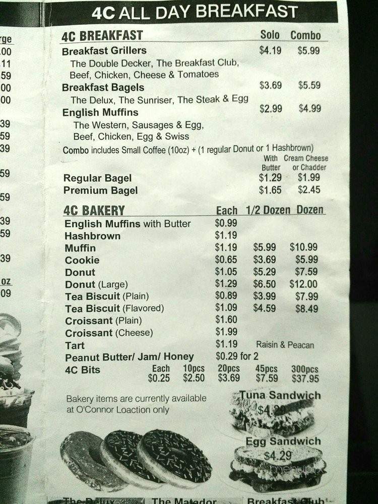 4C Broast Chicken - Toronto, ON menu_pic