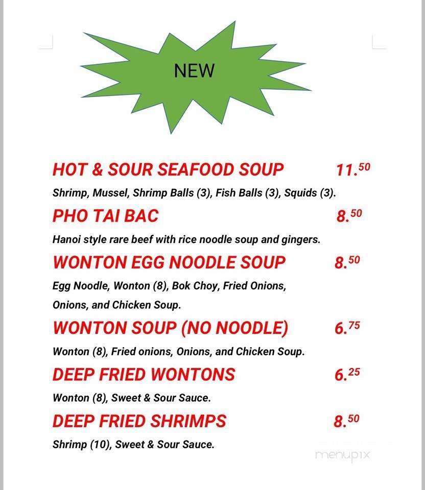 Vrolls Vietnamese Food - Vaughan, ON menu_pic