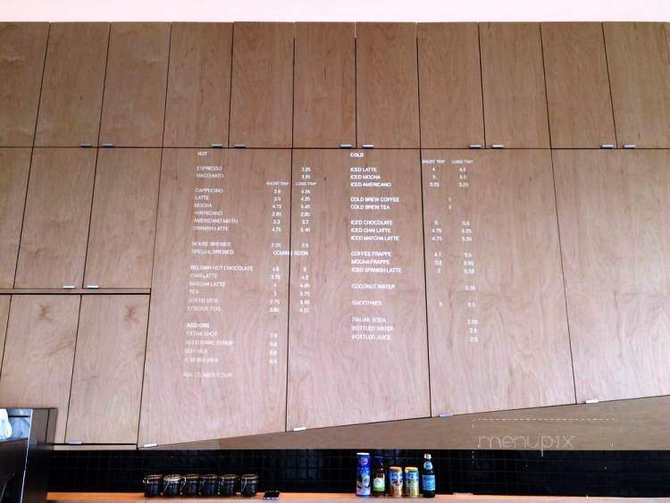 Porto Cafe - Vancouver, BC menu_pic
