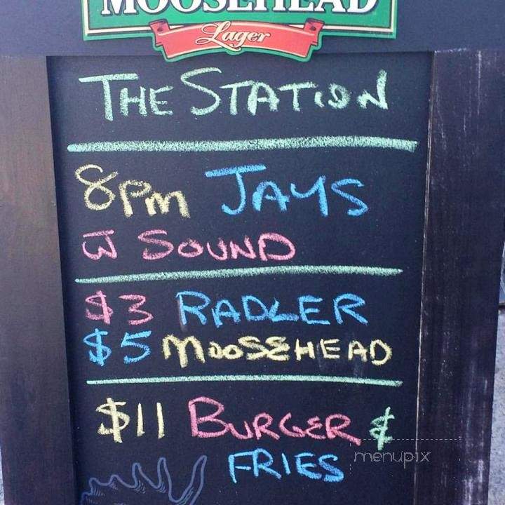 The Station Ale House - Toronto, ON menu_pic