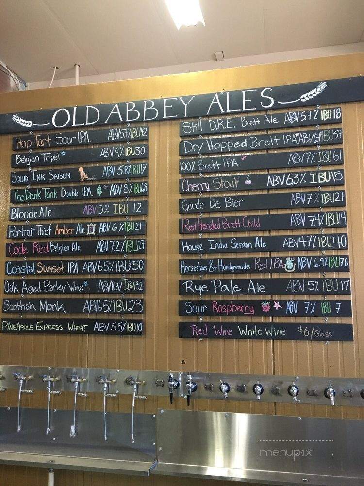 Old Abbey Ales - Abbotsford, BC menu_pic