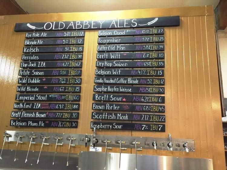 Old Abbey Ales - Abbotsford, BC menu_pic