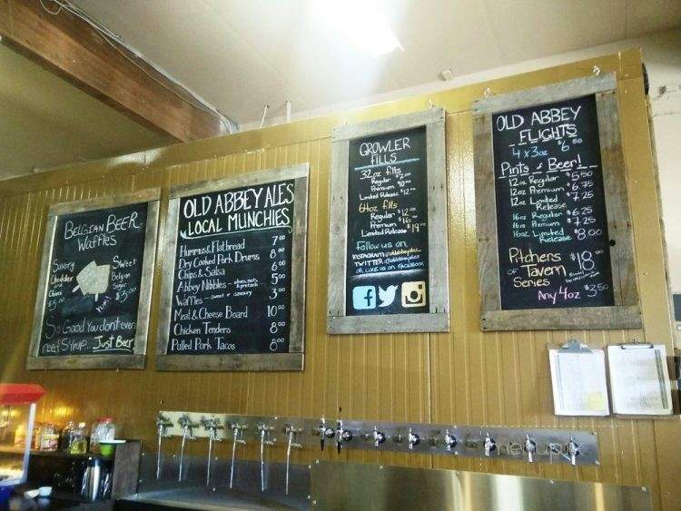 Old Abbey Ales - Abbotsford, BC menu_pic