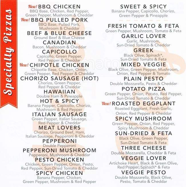 Uncle Fatih's Pizza - Surrey, BC menu_pic