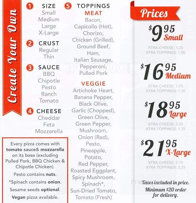 Uncle Fatih's Pizza - Surrey, BC menu_pic