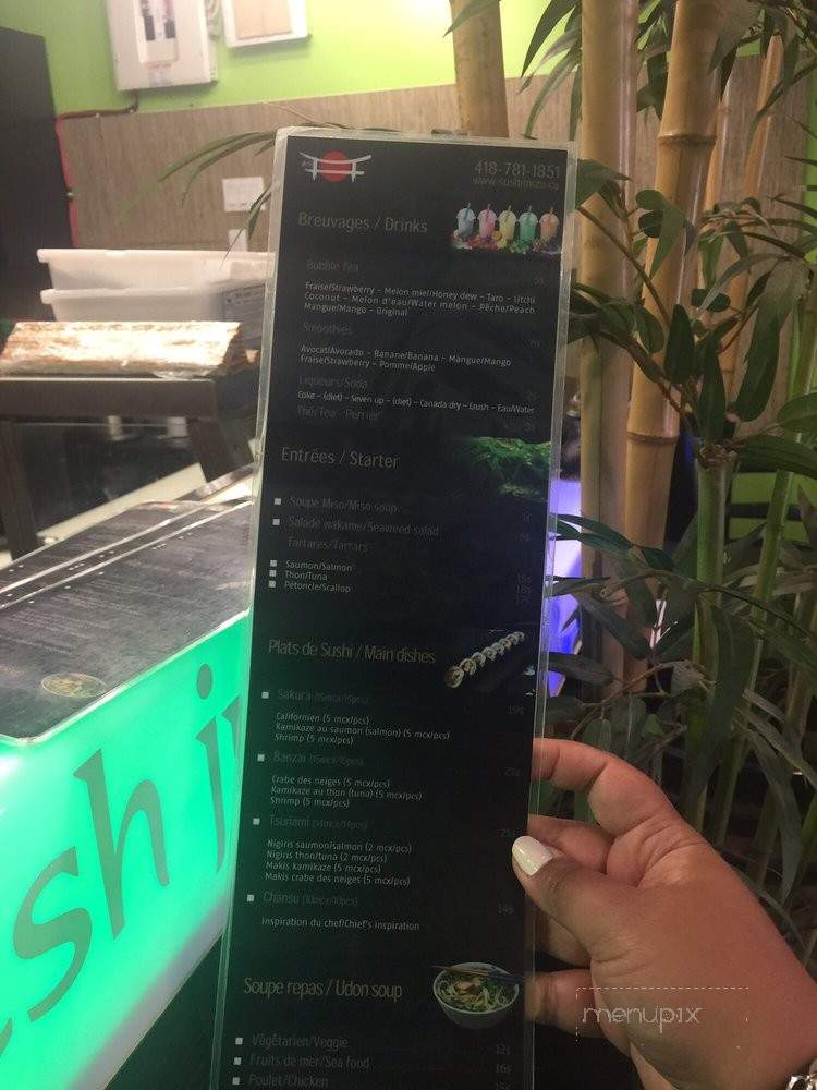 Sushi Mizu - Quebec City, QC menu_pic