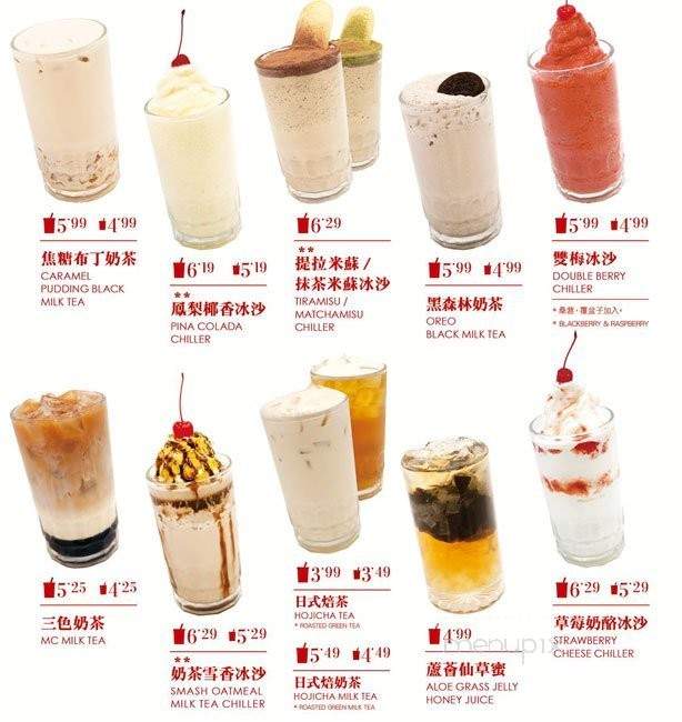 Bubble Republic on Bay - Toronto, ON menu_pic