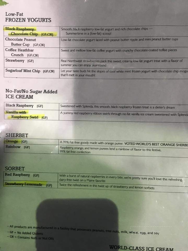 Petros Ice Cream - Chicopee, MA menu_pic