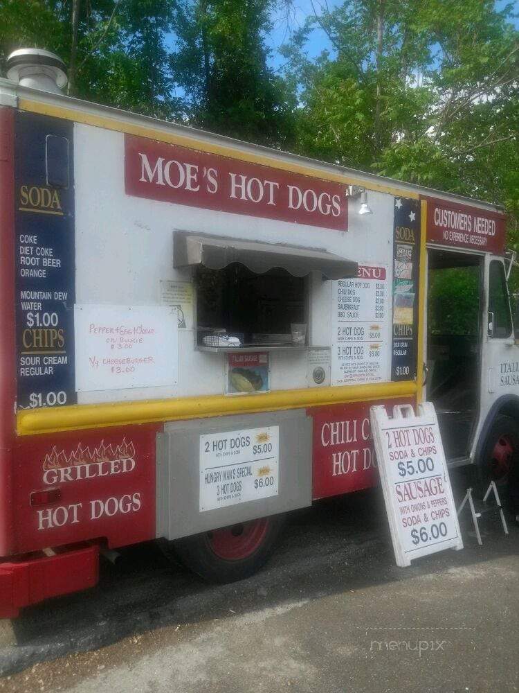 Moe's Hot Dog Truck - Worcester, MA menu_pic
