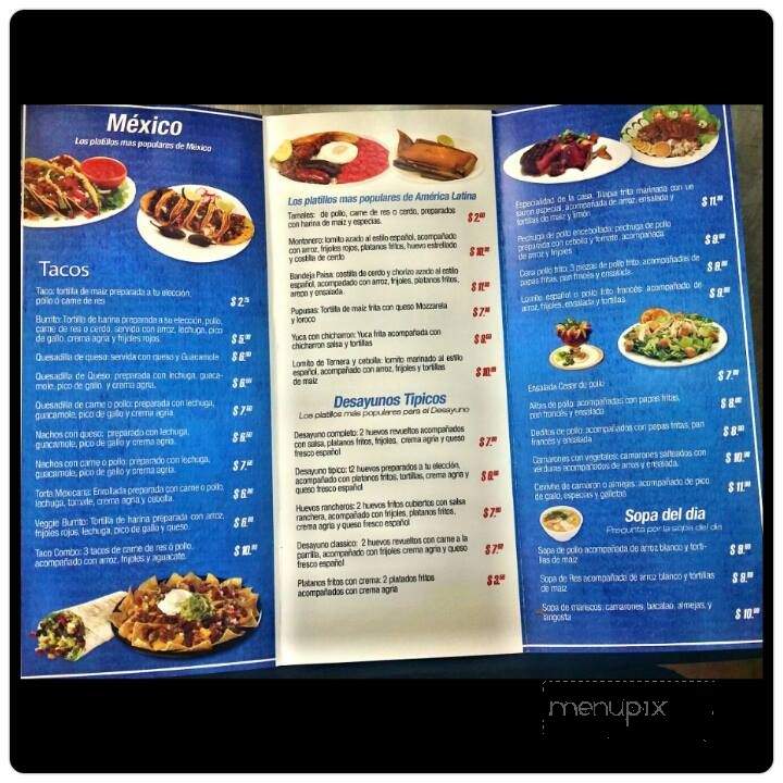El Pikante foods - Framingham, MA menu_pic