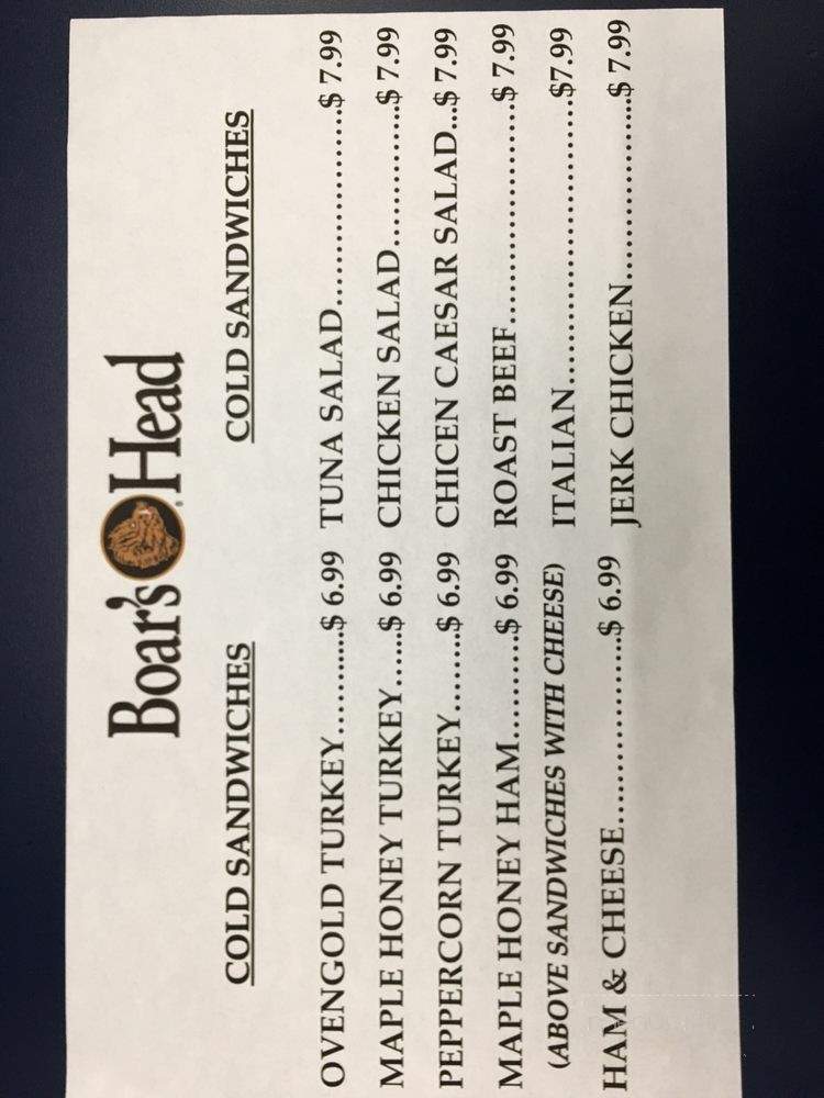 Boston Pocket & Deli - Boston, MA menu_pic