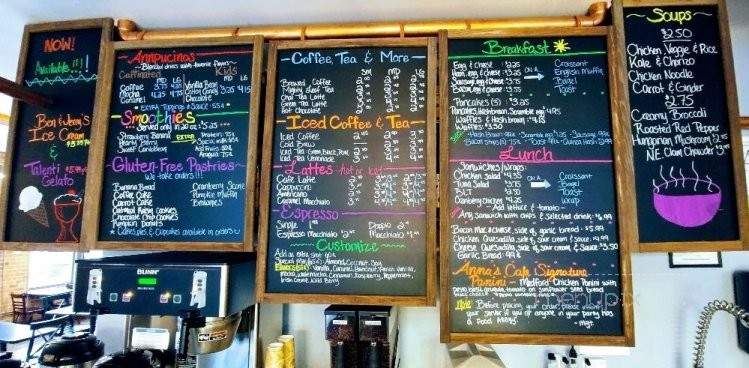 Anna's Cafe - Charlestown, MA menu_pic