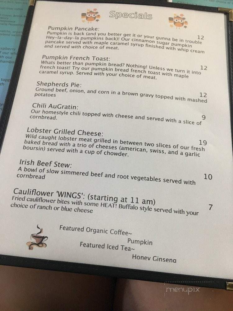 Will & Co Cafe - Plymouth, MA menu_pic
