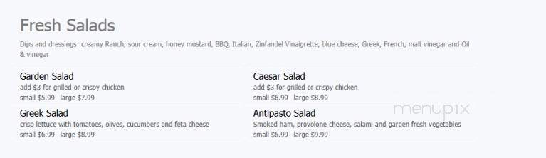 Hardy's Pub & Restaurant - West Bridgewater, MA menu_pic