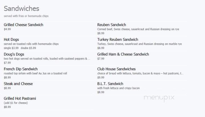 Hardy's Pub & Restaurant - West Bridgewater, MA menu_pic