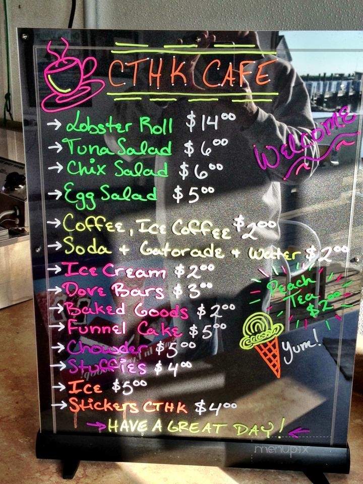 Cuttyhunk Cafe - Cuttyhunk, MA menu_pic