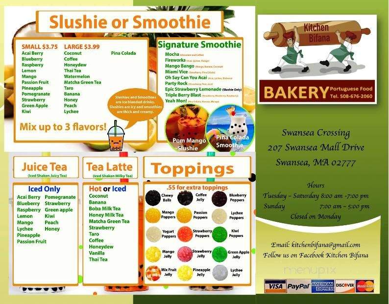 Kitchen Bifana - Swansea, MA menu_pic
