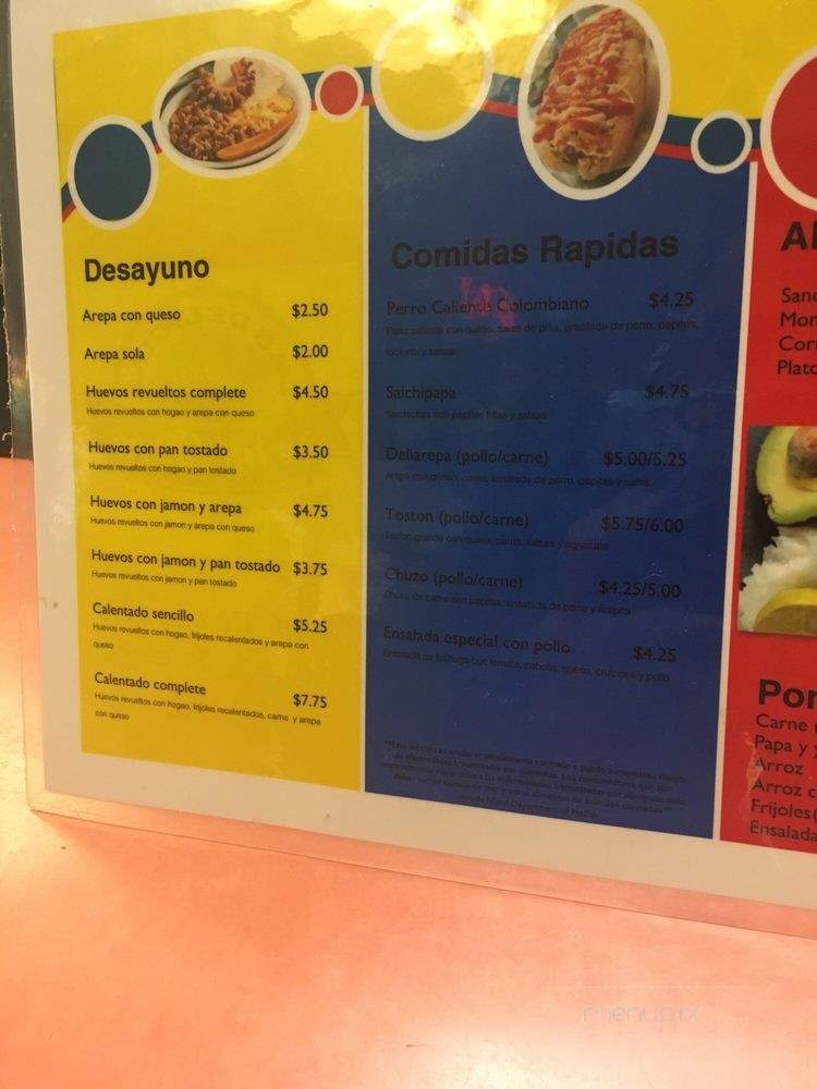 Las Delicias De Mi Tierra - Pawtucket, RI menu_pic