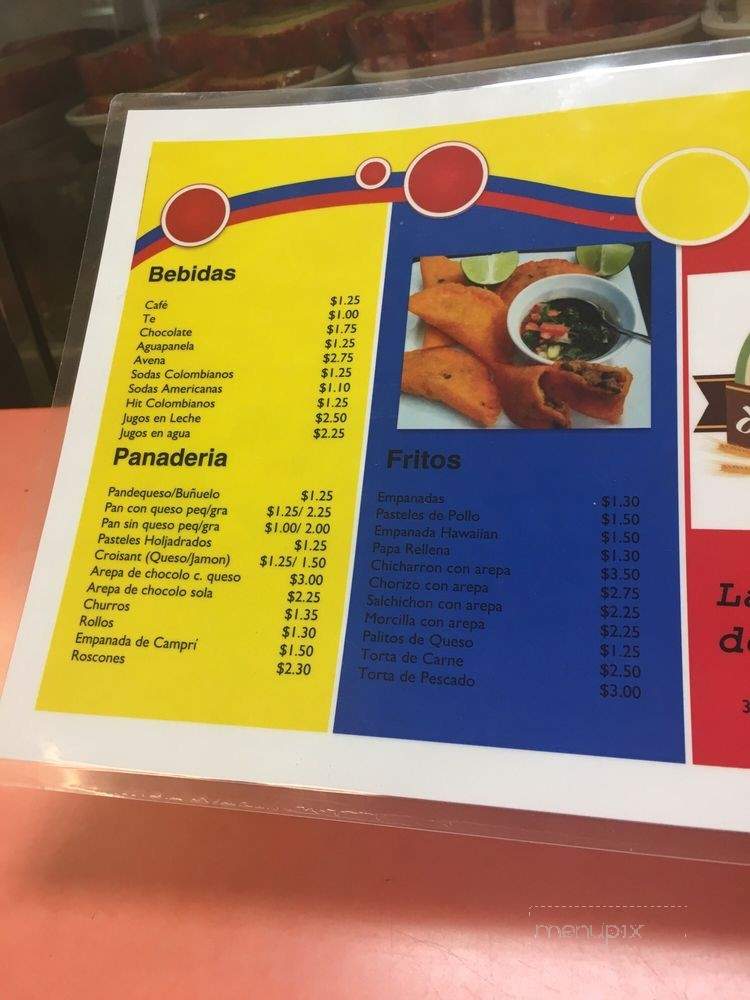 Las Delicias De Mi Tierra - Pawtucket, RI menu_pic