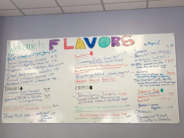 Flavors Restaurant - Pawtucket, RI menu_pic
