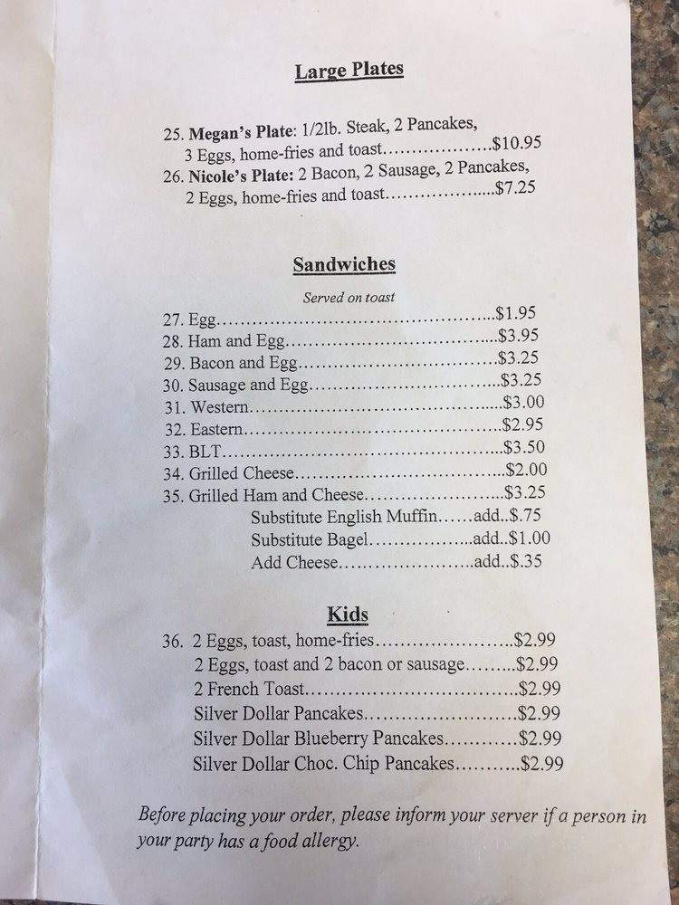 Flavors Restaurant - Pawtucket, RI menu_pic