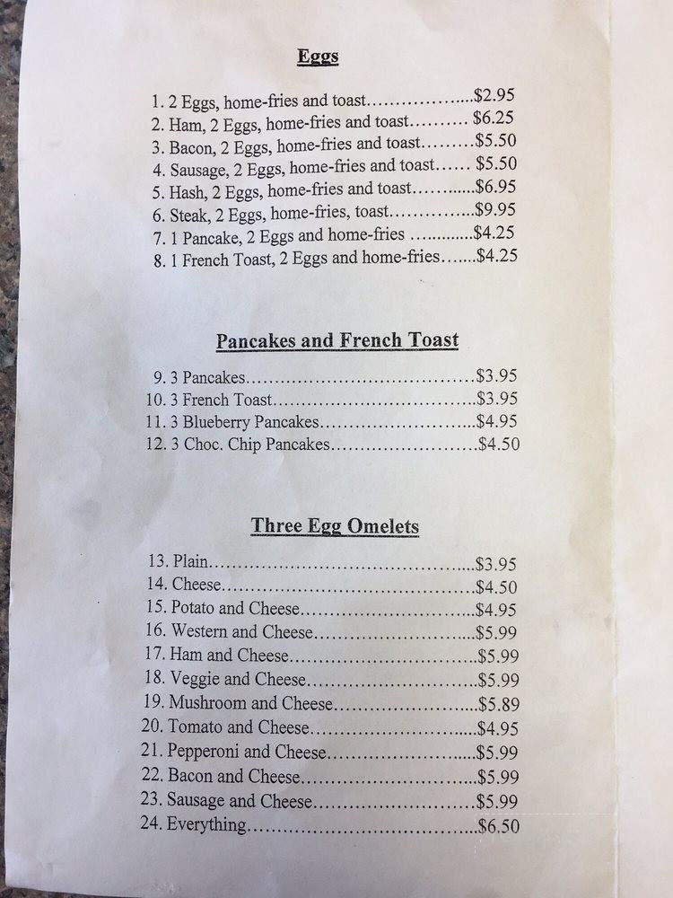 Flavors Restaurant - Pawtucket, RI menu_pic