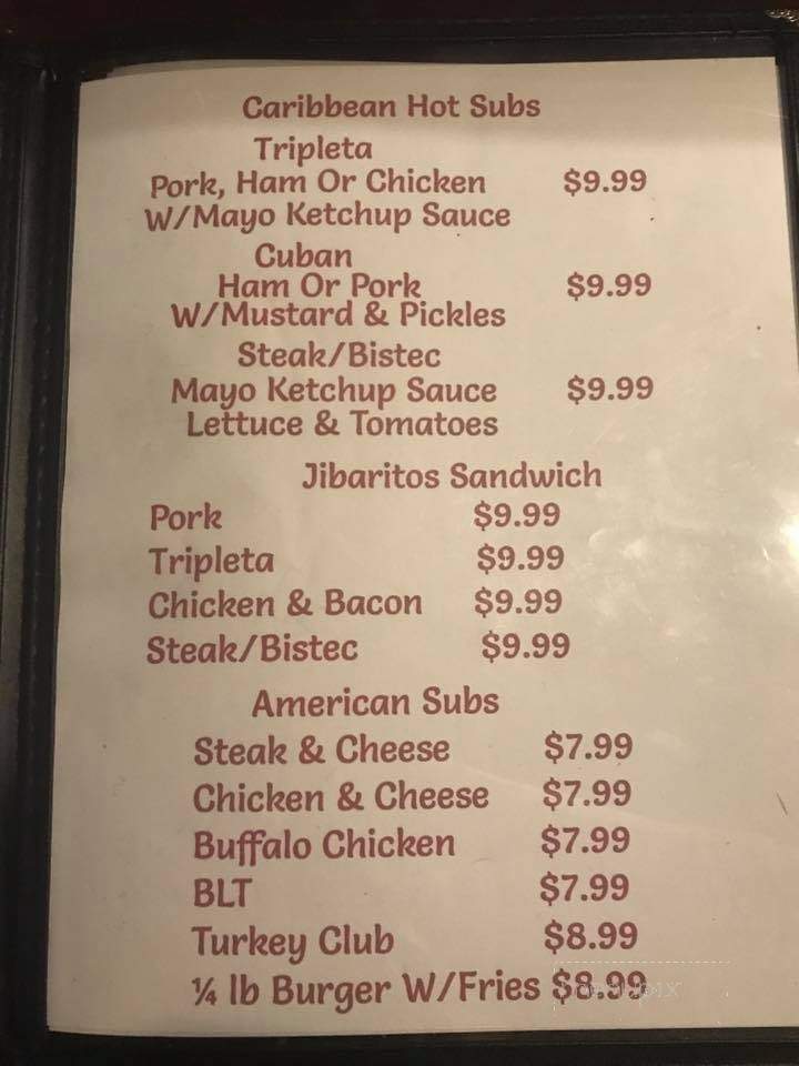 Fuego Bar and Grill - Nashua, NH menu_pic