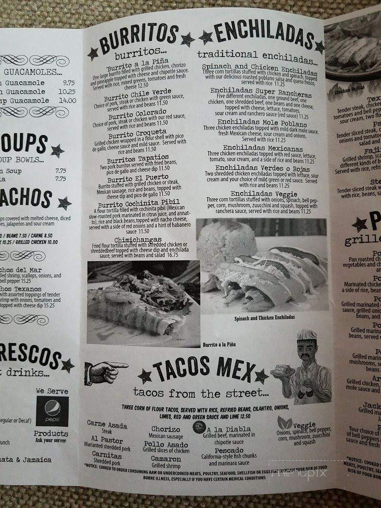 Zocalo Tacos & Tequila - Hillsboro, NH menu_pic
