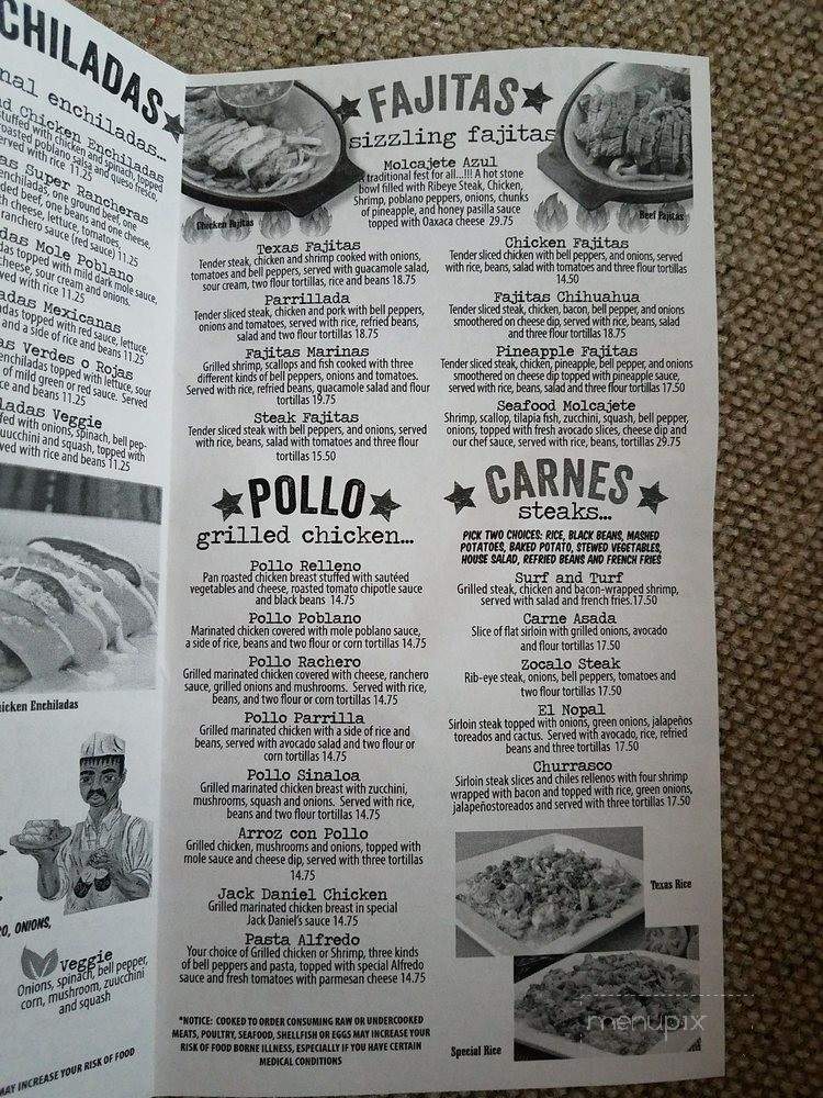 Zocalo Tacos & Tequila - Hillsboro, NH menu_pic