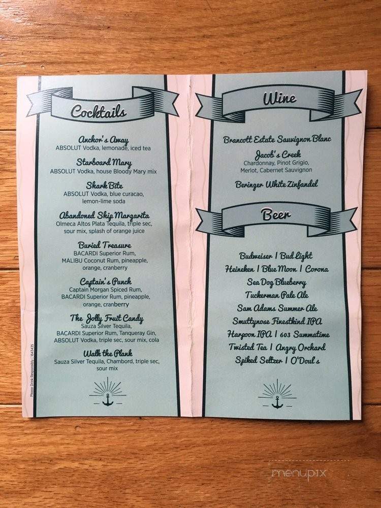 Jb's Seafood - Hampton, NH menu_pic