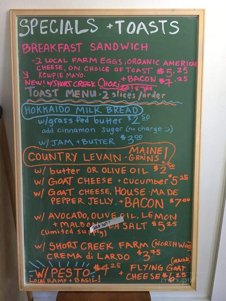 Horseshoe Cafe - Newmarket, NH menu_pic
