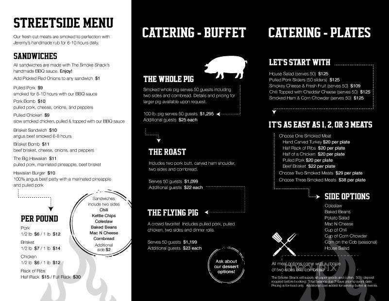 The Smoke Shack - Lee, NH menu_pic